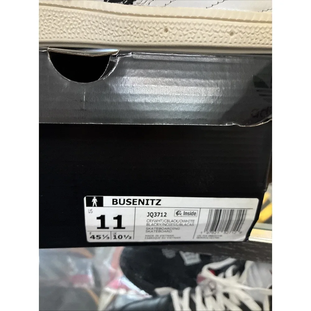 adidas Originals Busenitz OG MEN'S SHOES Crystal White / Core Black JQ3712 SZ 11